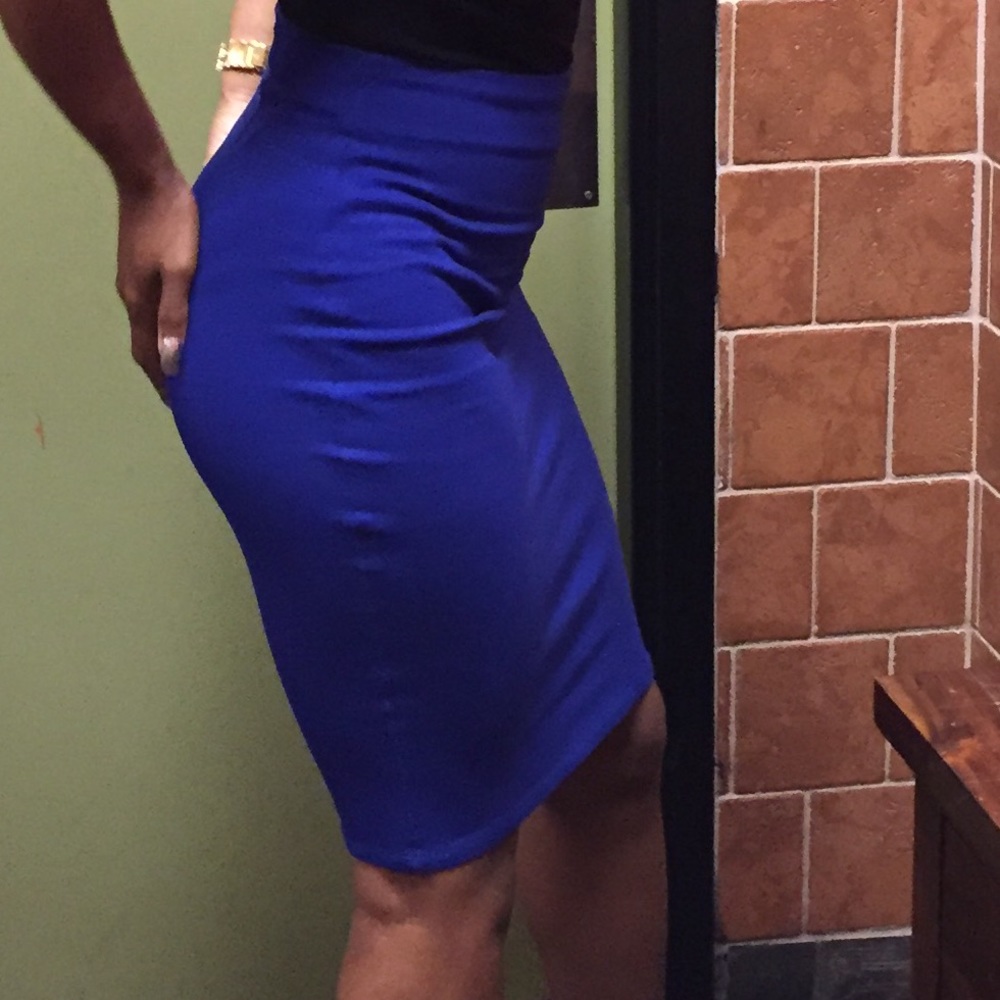 Royal Blue Skirt